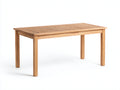 Tavolo da giardino - Legno - 180 x 90 x 75 cm - Marrone miele - Stile rustico moderno